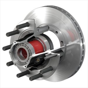 ConMet 10084551 Preset Hub & Rotor Assembly, Iron, TN Trailer