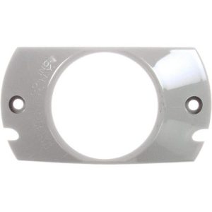Truck-Lite 10725 Deflector Mount 10 Series, 2-1/2 in Diameter Lights, Used In Round Shape Lights, Gray Polycarbonate