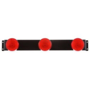 Truck-Lite 10744R 10 Series Light Marker Bar, 3 Light, Identification Bar