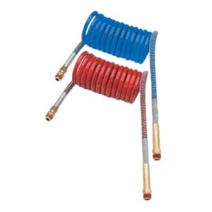 Phillips 11-3400 Air Brake Coil Set, POWER GRIP, 15 Ft., Red & Blue Set, 40" Lead