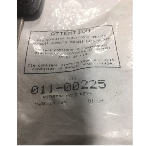 Ford 011-00225 Key, Rotunda Blank (Genuine) - Image 2