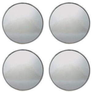 Grote 12004 Convex Mirror, Stick On, 3" Round (4 Pack)