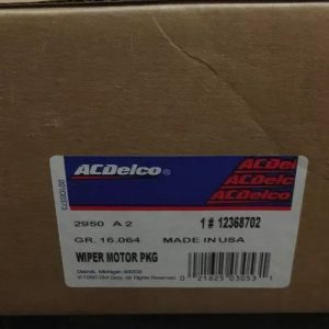 ACDelco 12368702 Motor Assembly, Windshield Wiper (Genuine)