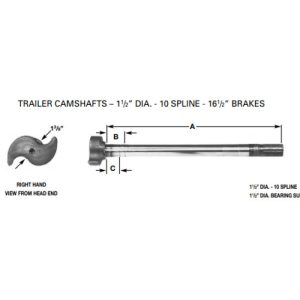 Automann 124.102412.01 Camshaft LH (Genuine)