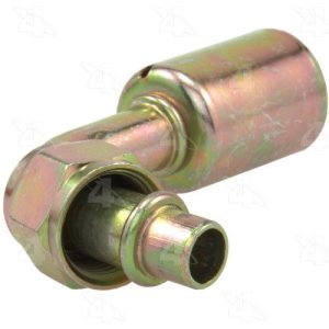 Four Seasons 14228 A/C Fitting 90° Female O-Ring Long Pilot, Steel, Standard Diameter Beadlock