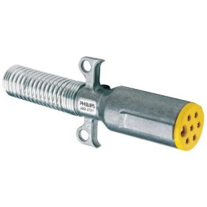 Phillips 15-830 ISO Connector Plug, 7-Pin w/Cable Guard