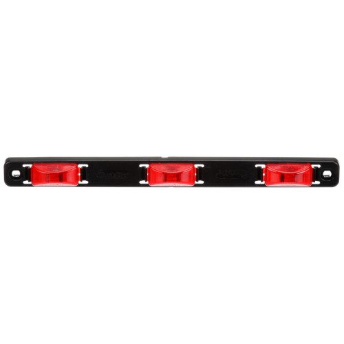 Truck-Lite 15745R Identification Bar, 15 Series Marker, 3 Red on 6" Centers