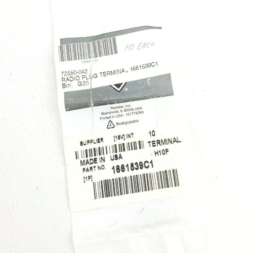 International 1661539C1 Terminal Cable Socket (10 Pack)