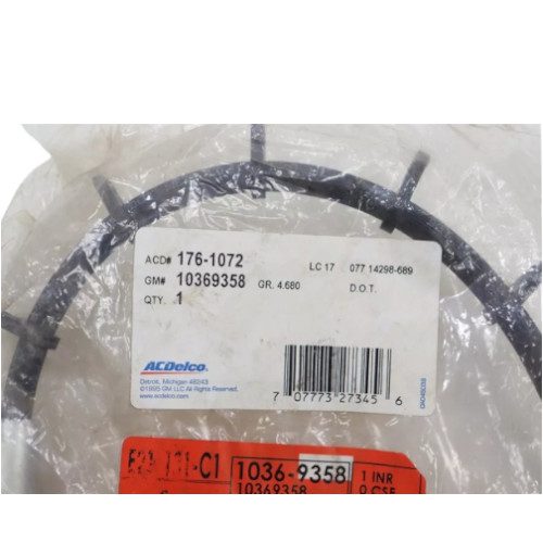 ACDelco 176-1072 Hose Assembly, Rear Brake GM# 10369358 (Genuine) - Image 2