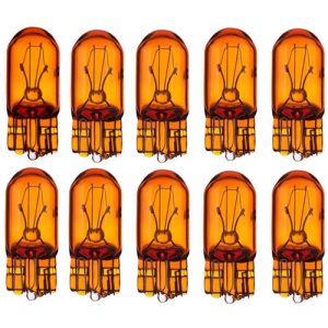 EiKO 194NA Side Marker Mini Bulb, Amber (10 Pack)