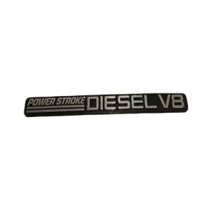 Ford 1C3Z-16720-AA Nameplate Diesel V8 (Genuine)
