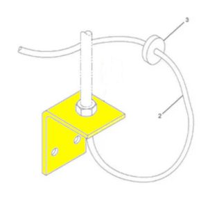 Navistar 2005538C91 Antenna Bracket (Pana Pacific 62422XP)