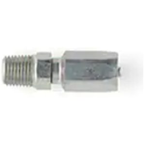 Parker 20121-6-6 Hydraulic Hose Fitting ,Field Attachable, Shell & Nipple Male NPTF Pipe
