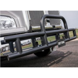 Retrac 205501 Tough Guard Grille Guard, 15° Bend, Black Texture Powder Coat