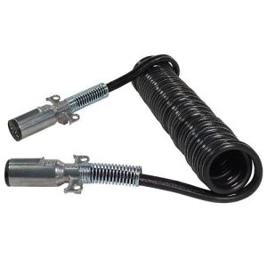 Phillips 23-2626 Coiled Power Cable, Dual Pole