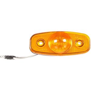Truck-Lite 26270Y Yellow Clearance Light, 26 Series Marker, LED, Hardwired Lamp Connection, 12v