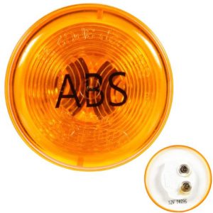 Truck-Lite 30257Y Marker Light, 30 Series, Yellow Round, ABS