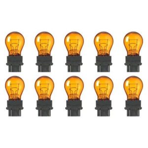 Sonoco 3057NA Light Bulb (10 Pack) Standard Miniature 12.8/14 V, 26.88/6.72 W, W2.5x16q Base, S-8 shape