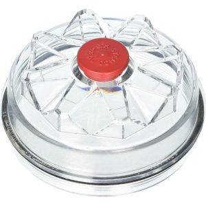 Stemco 340-4975 Propar Hubcap, Screw-On, Clear Poly, Oil