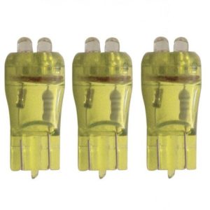 United Pacific 38272 LED Light Bulbs, 3 Pack 194 Amber