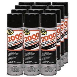 Zep 2000 High Pressure Lubricant Aerosol, 13 Oz Cans (12 Pack)