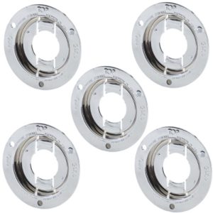 Grote 43153 Mounting Flange Bracket (5 Pack) for 2" Round Lights, Chrome