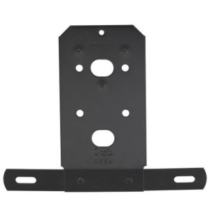 Grote 43842 License Plate Bracket, Universal, Black Enamel