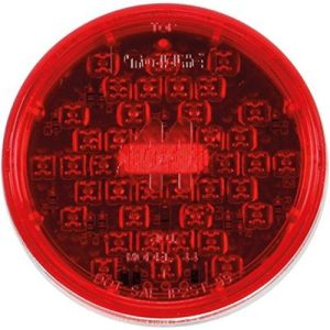 Truck-Lite 44202R Stop/Tail/Turn Light, Super 44 LED, Fit 'N Forget S.S. Connection, 12v