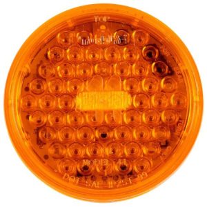 Truck-Lite 44211Y LED Light, 4" Round Amber, Strobe & Rear Turn