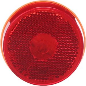 Grote 45832 Clearance Marker Lamp Red 2.5" Round, Reflective, PL-10