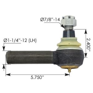 Automann 462.ES4601L Tie Rod End, LH (Genuine)