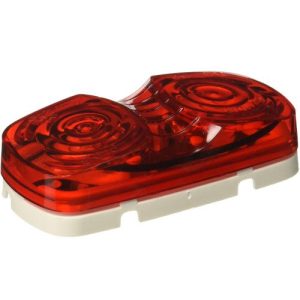 Grote 46792 Corner Clearance Marker Red Two-Bulb Square