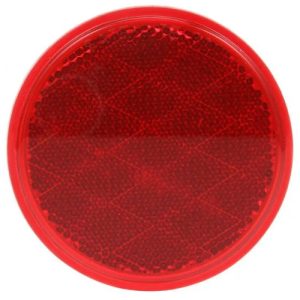 Truck-Light 47-3 Red Reflector 3" Adhesive Mount (98005R)
