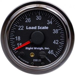 Right Weigh 510-46-C Load Scale, Chrome Interior Analog