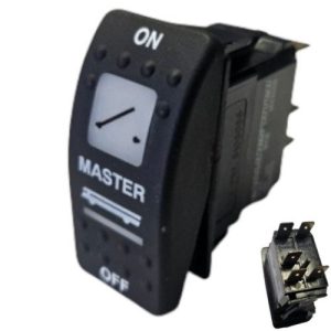 Carling 52002115 Master Switch, Heater/Defroster, On-Off