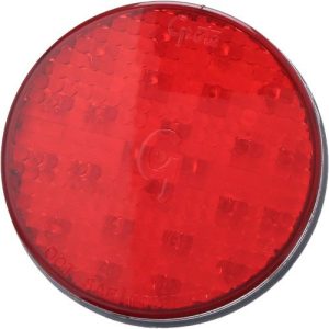 Grote 53312 Stop/Tail/Turn Light, Supernova 4" Full-Pattern Led, Grommet Mount, Male Pin
