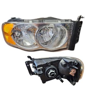 Mopar 55077120AF Right Headlamp, Park & Turn (Genuine)