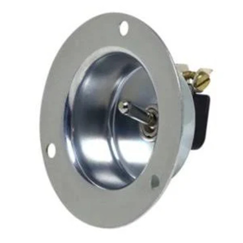 Cole Hersee 5543 Off-On Switch in Recessed Plate for 2" Diam. Toggle Switch
