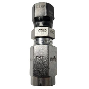 Ryco 6040-0307 Hydraulic Coupling Straight Fitting #4, Field Attachable