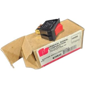 Federal Signal 671512 Rocker Switch (Genuine)