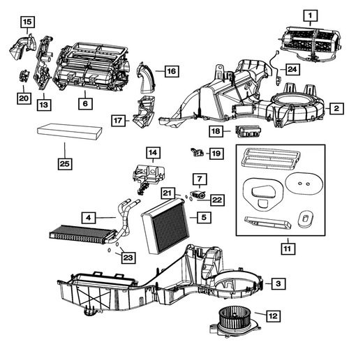 Mopar 68004018AA Evaporator Outlet O Ring (Genuine) - Image 2