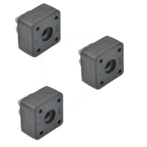 Mopar 68073904AA Bumper, License Plate (3 Pack) (Genuine)