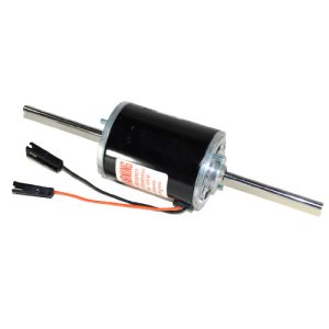 Red Dot 73R4122 Blower Motor, Single Speed, Double Shaft, 12V