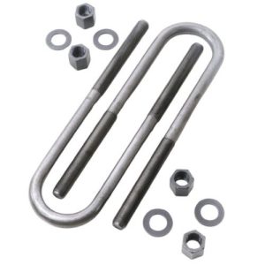 Utility UB78314 U-Bolt Kit, 7/8" Dia 3" RD 14" GR8 Equivalent