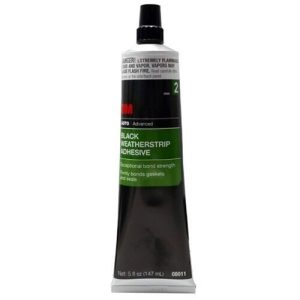 3M 8011 Weatherstrip Adhesive, Black
