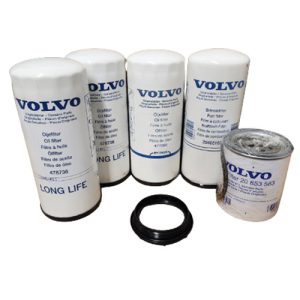 Volvo 85111632 Engine Filter Kit, for D11, D13, D16 Engines (6 Pieces)