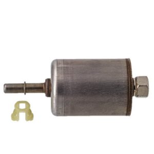 CarQuest 86311 Fuel Filter 3/8" Inlet - 16X1.5mm Outlet Metal In-Line