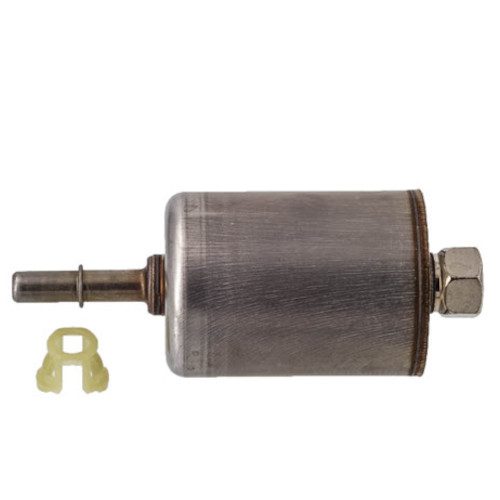 CarQuest 86311 Fuel Filter 3/8" Inlet - 16X1.5mm Outlet Metal In-Line