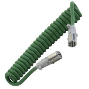 Grote 87101 Ultralink ABS Power Cord, Coiled, 15' w/12" Lead