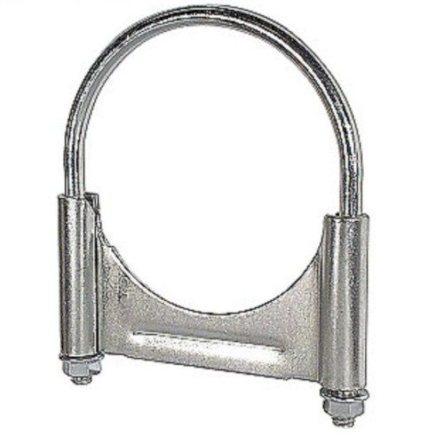Nelson 89548K Exhaust Clamp, 4" Zinc Plated U-Bolt Guillotine